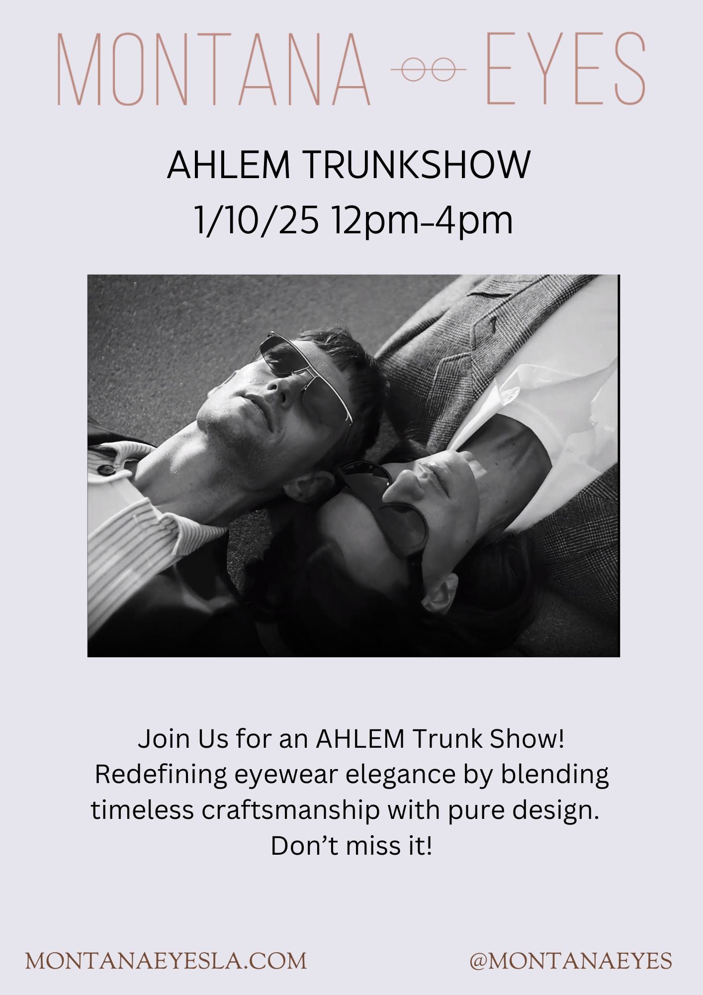 AHLEM TRUNKSHOW 1/10/25